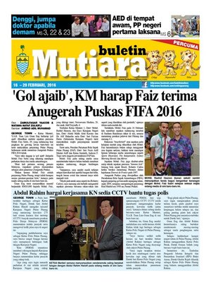 cover image of Buletin Mutiara 16-28 Feb 2016